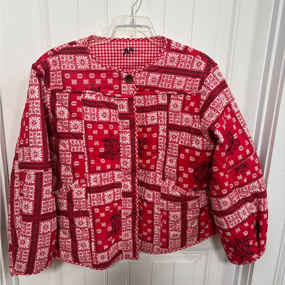 Damson Madder Reversible Quilted Macy Jacket